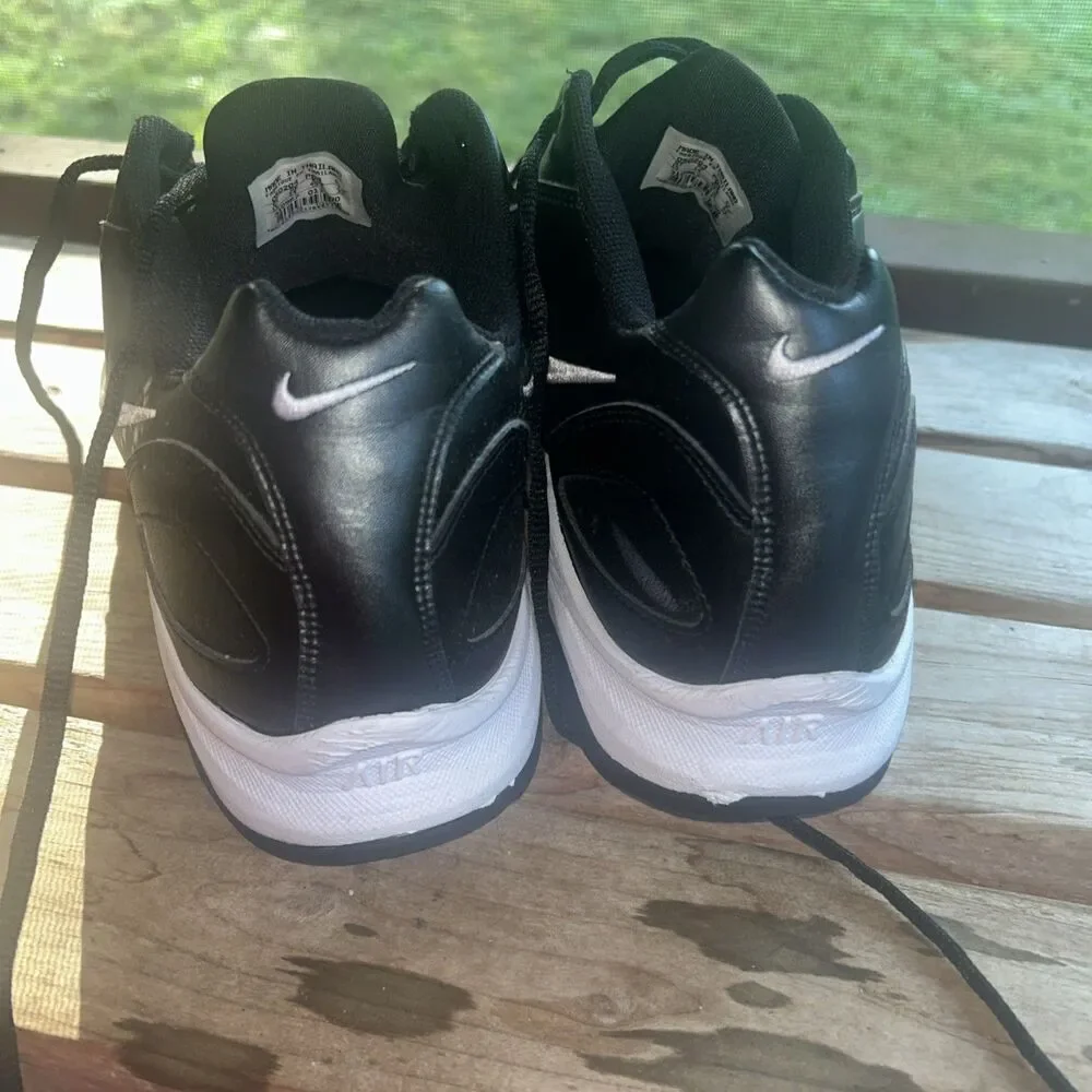EXCELLENT Nike Air Football Cleats Mens Size 15 Black 310946-011